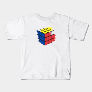 Splatter Cube Kids T-Shirt